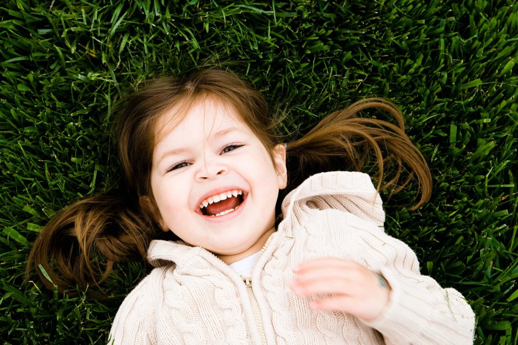 girl with white smile