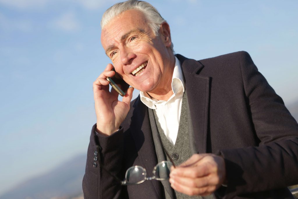man with veneers